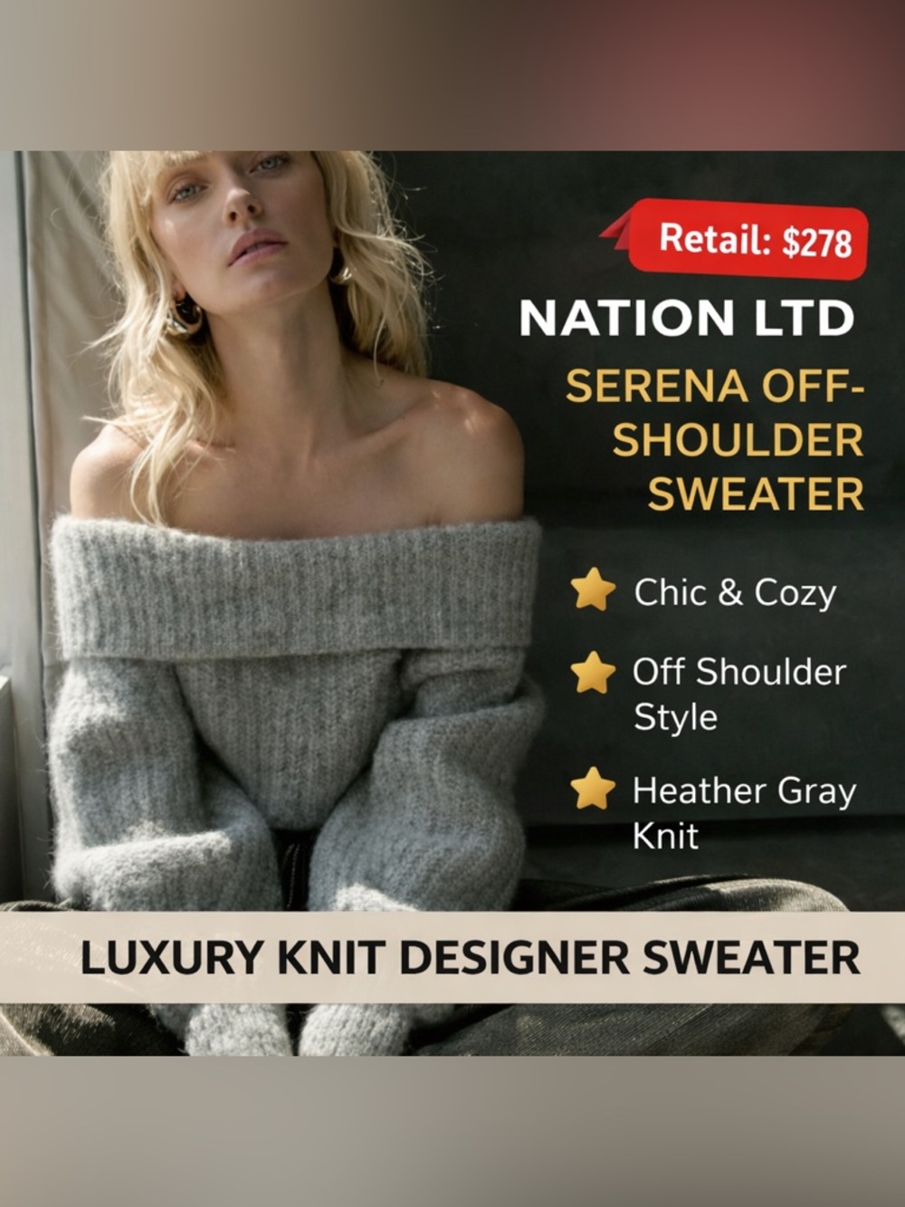 Giftable - Gray Sweater